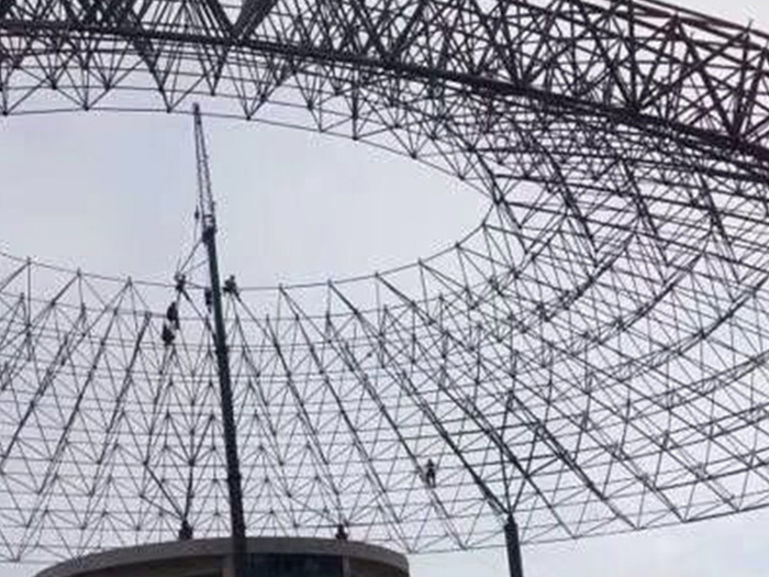 如皋篮球馆球形网架厂家价格